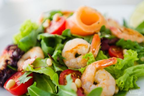 Salat s krevetkami retsepty salatov