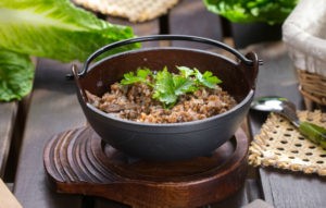 Гречневая каша с овощами